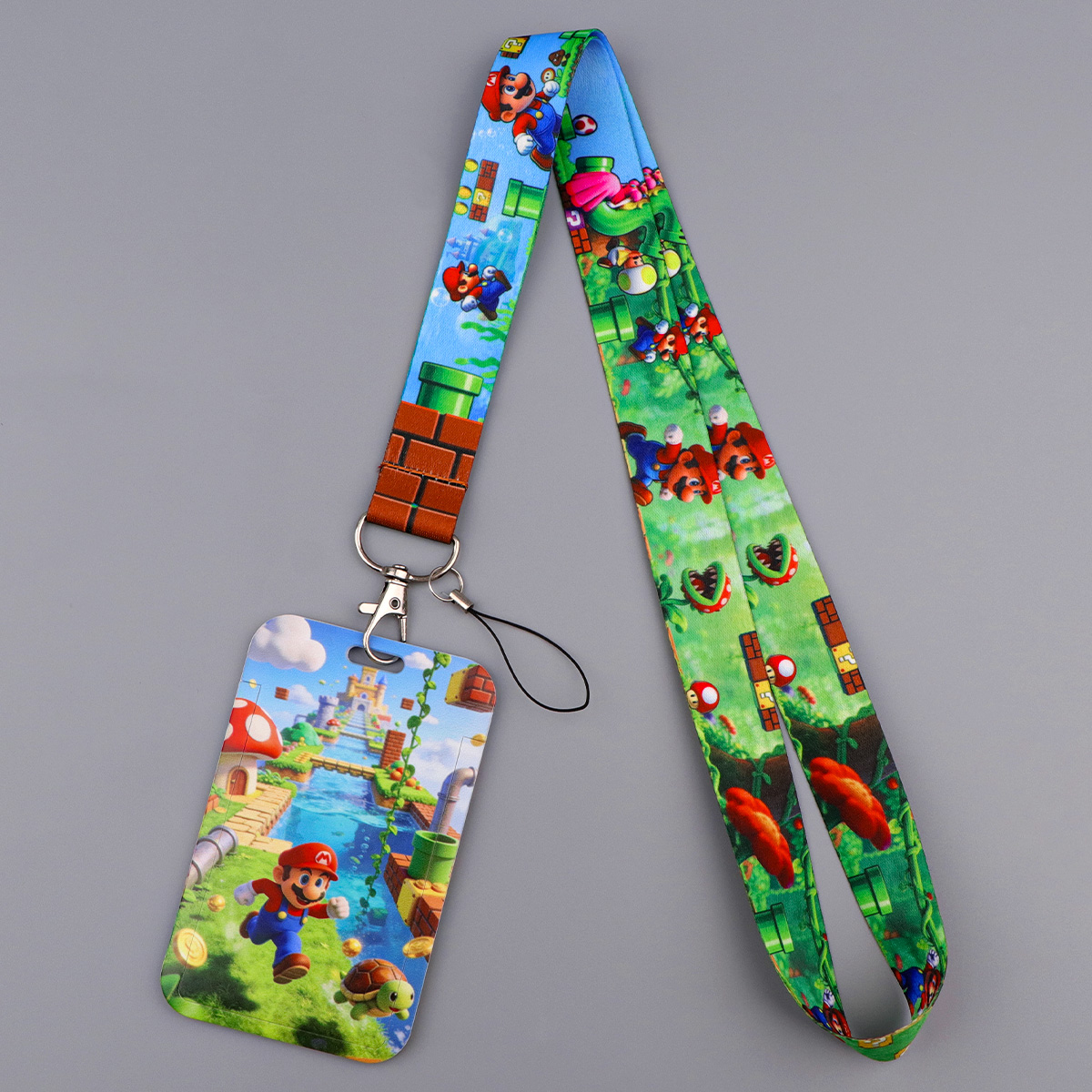 ゲームキャラクタープリント入りカードホルダー付きネックストラ - Lanyard Badge Holder のレビューと価格