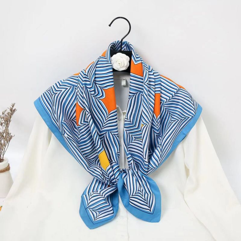 90 センチメートル正方形スカーフ高品質バンダナ女性高級ツイ - Silk Neck Scarf のレビューと価格