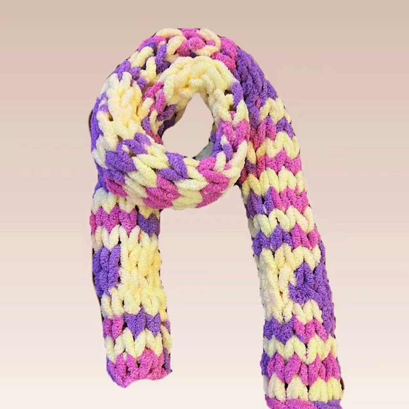 100g/ロール フィンガーループヤーン 糸 ふわふわ ソフ - Woven Scarf Blanket のレビューと価格