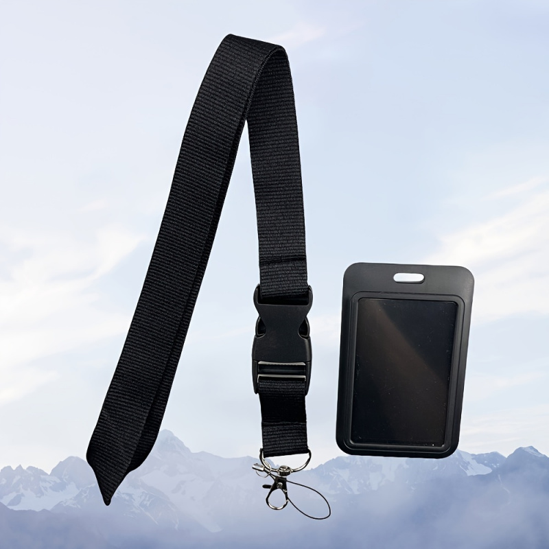 黒色のネックストラップバッジホルダーセット（取り外し可能なス - Lanyard Badge Holder のレビューと価格