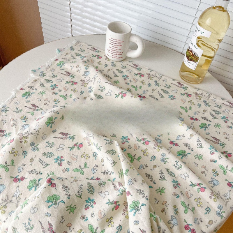 生地 ビスコース 花柄プリント スコットランドタータンチェッ - Woven Scarf Blanket のレビューと価格