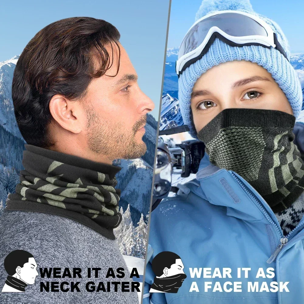 男性と女性のための柔らかい冬の指輪チューブ,ターバン,防風, - Neck Warmer Tube のレビューと価格